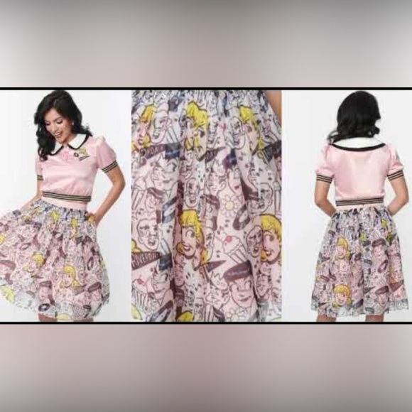 Unique Vintage Dresses & Skirts - NWT Unique Vintage Betty and Veronica skirt